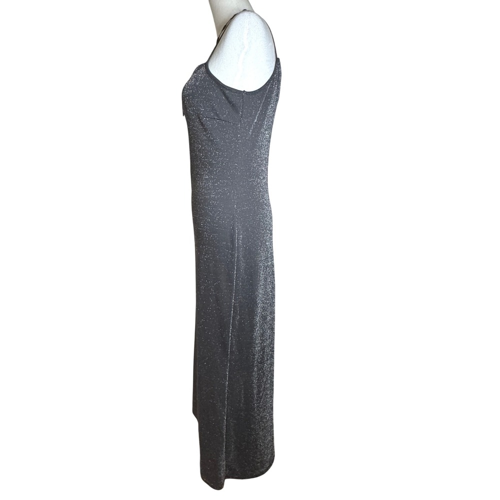 Glitter Sparkle Womens Maxi Formal Gown Dress Size Small Evening Event Mobwife - Picture 9 of 12